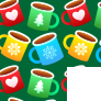 Holiday Pattern Mugs